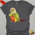 Pineapple Green Cheek Conure I Love Dad T-Shirt