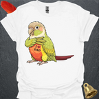 Pineapple Green Cheek Conure I Love Dad T-Shirt