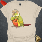 Pineapple Green Cheek Conure I Love Mom T-Shirt