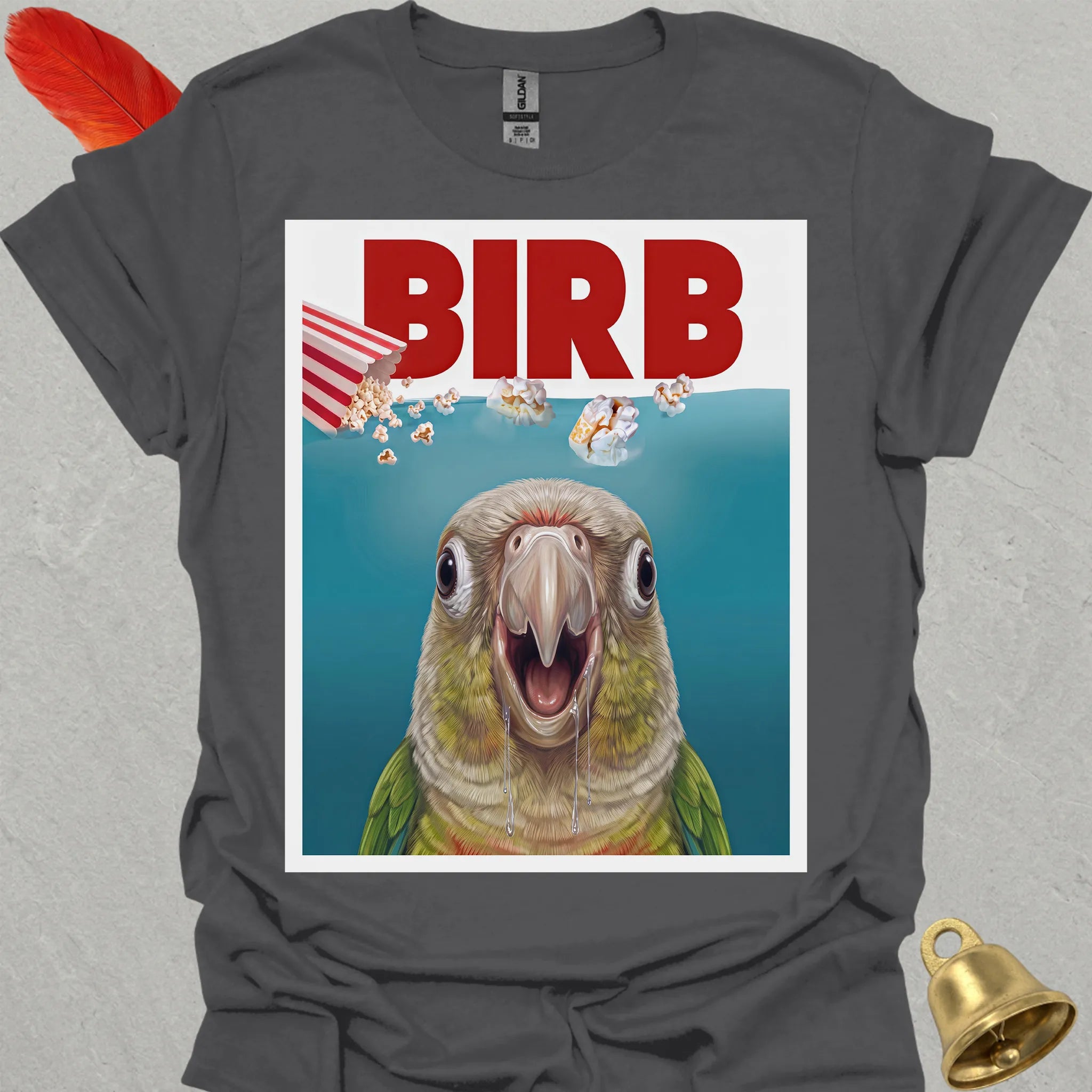 Pineapple Green Cheek Conure Movie T-Shirt