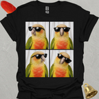 Pineapple Green Cheek Conure Photobooth T-Shirt