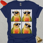 Pineapple Green Cheek Conure Photobooth T-Shirt