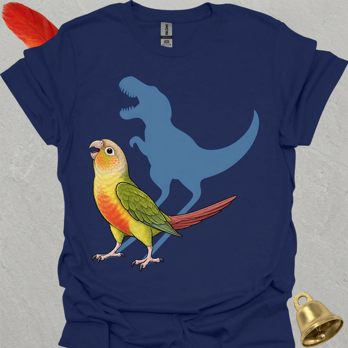 Pineapple Green Cheek Conure Roar T-Shirt