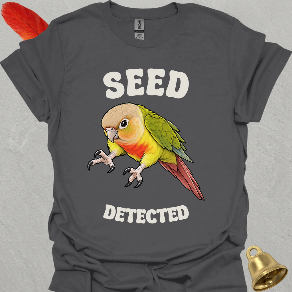 Pineapple Green Cheek Conure Seed Detected T-Shirt
