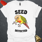 Pineapple Green Cheek Conure Seed Detected T-Shirt