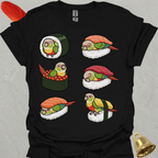 Pineapple Green Cheek Conure Sushi T-Shirt