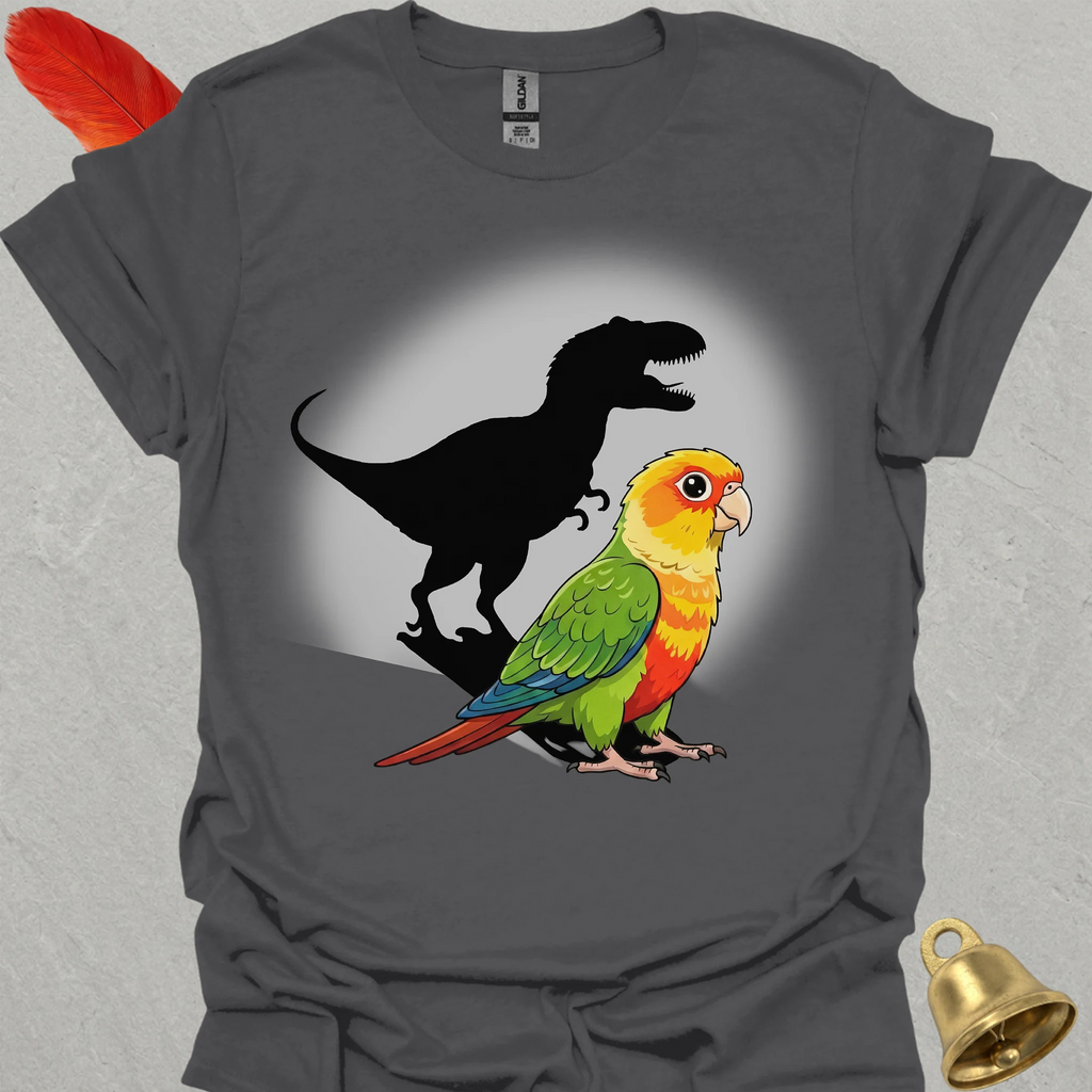 Pineapple Green Cheek Conure T-Rex T-Shirt