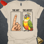 Pineapple Green Cheek Conure The Artist T-Shirt