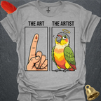 Pineapple Green Cheek Conure The Artist T-Shirt