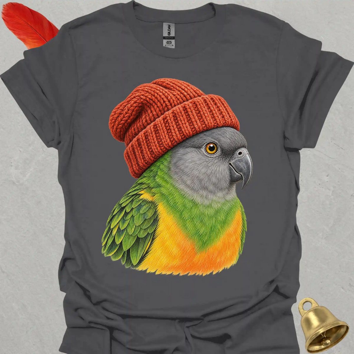 Senegal Parrot Beanie T-Shirt
