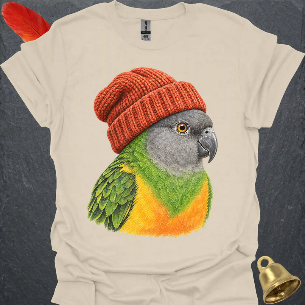 Senegal Parrot Beanie T-Shirt