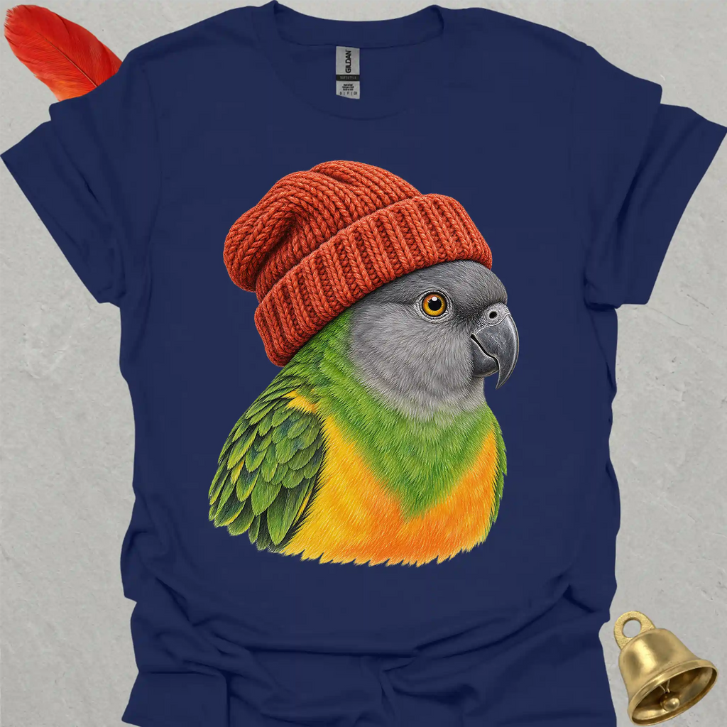 Senegal Parrot Beanie T-Shirt