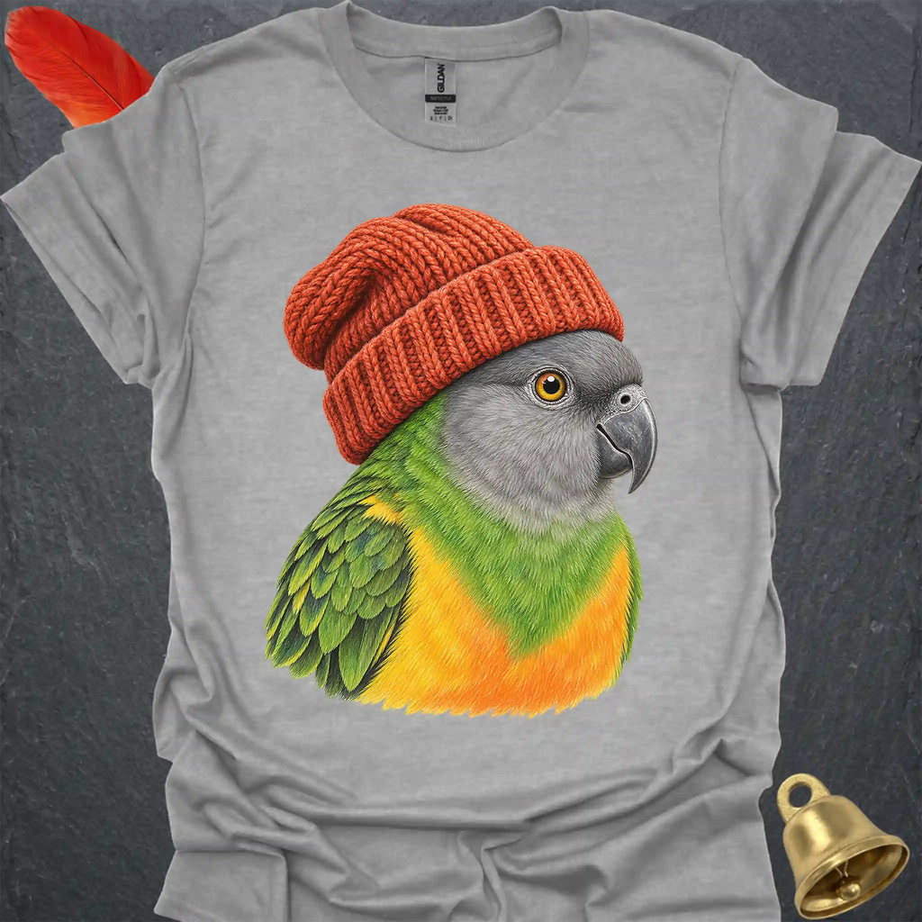 Senegal Parrot Beanie T-Shirt