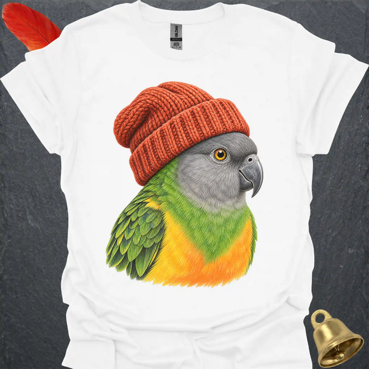 Senegal Parrot Beanie T-Shirt
