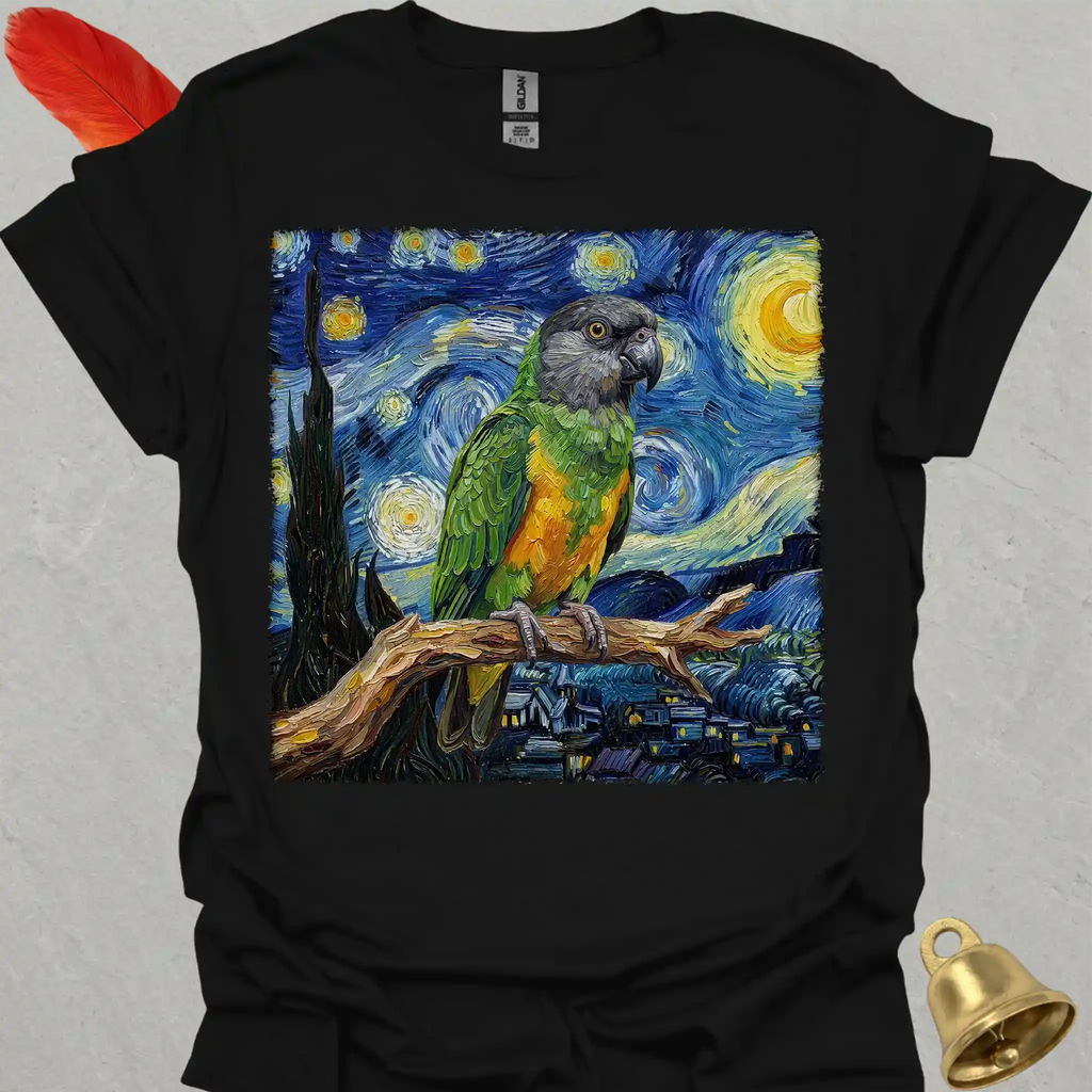 Senegal Parrot Starry Night T-Shirt