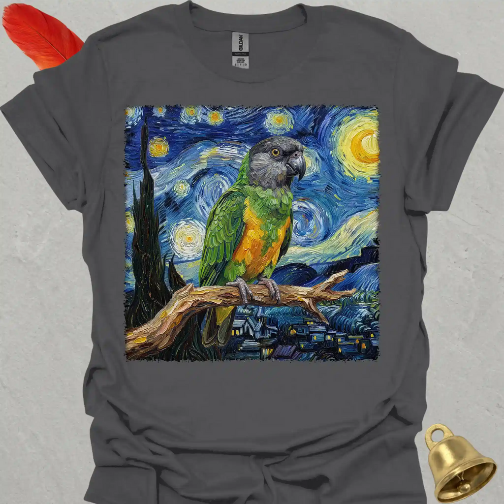 Senegal Parrot Starry Night T-Shirt