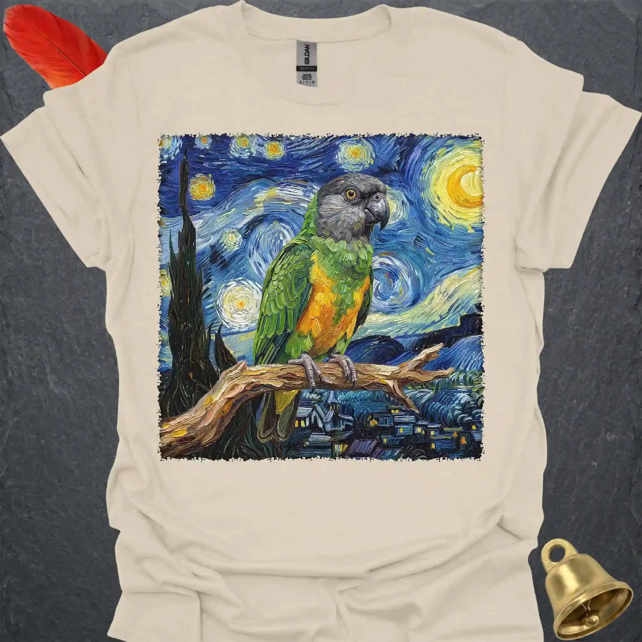 Senegal Parrot Starry Night T-Shirt
