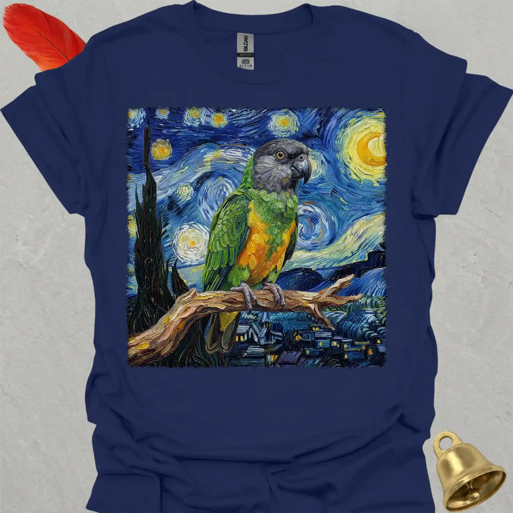 Senegal Parrot Starry Night T-Shirt