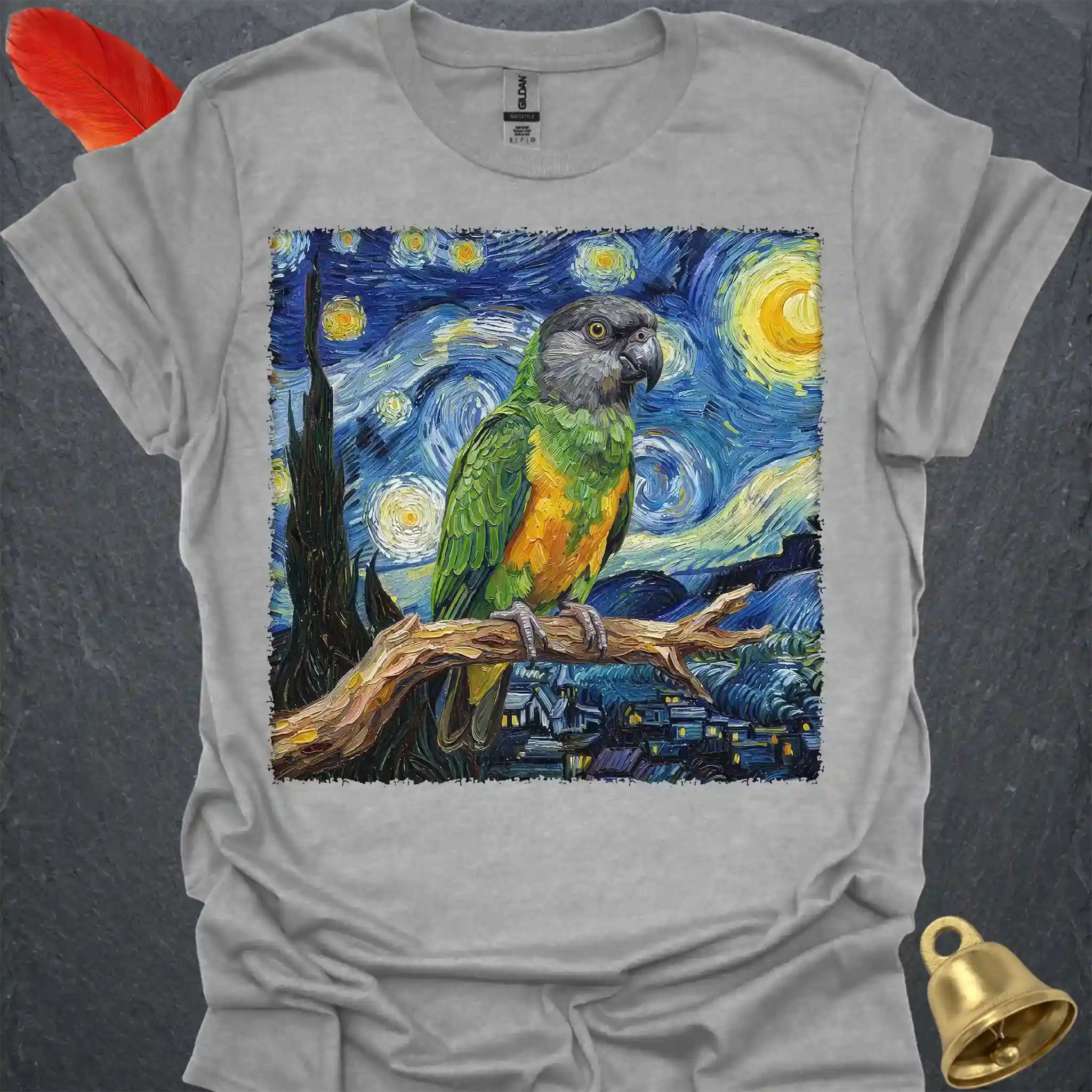 Senegal Parrot Starry Night T-Shirt