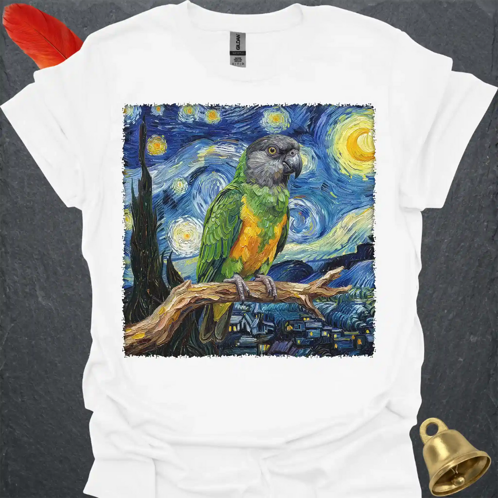 Senegal Parrot Starry Night T-Shirt