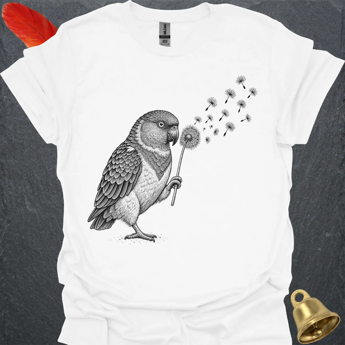 Senegal Parrot Blowing Wishes T-Shirt