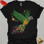 Senegal Parrot Flying Flower T-Shirt