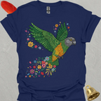 Senegal Parrot Flying Flower T-Shirt