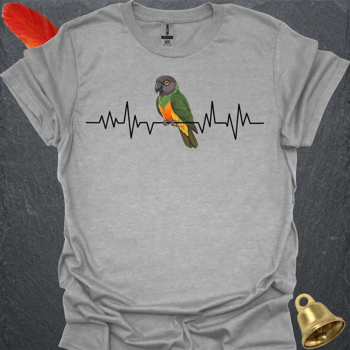 Senegal Parrot Heartbeat T-Shirt