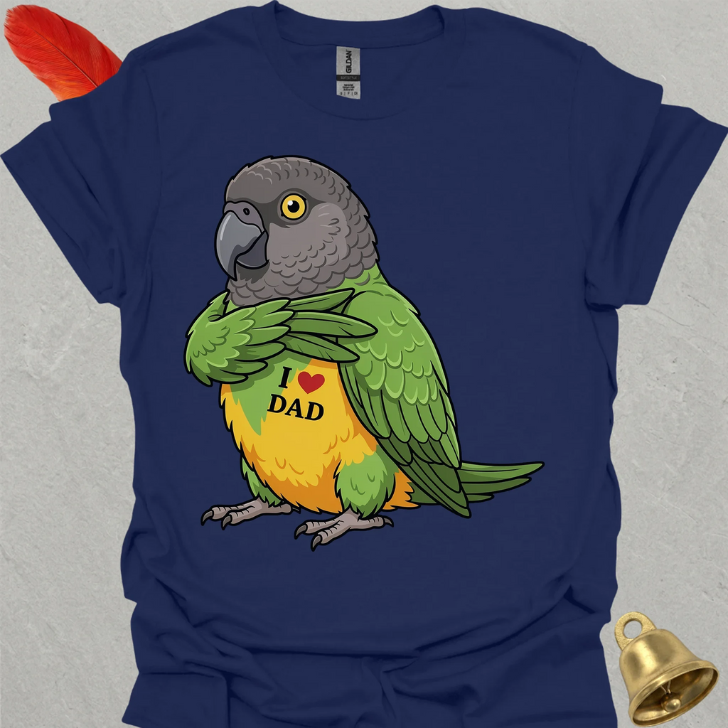 Senegal Parrot I Love Dad T-Shirt