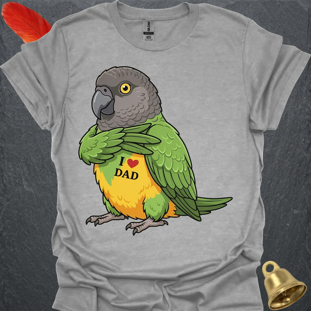Senegal Parrot I Love Dad T-Shirt