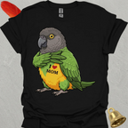 Senegal Parrot I Love Mom T-Shirt