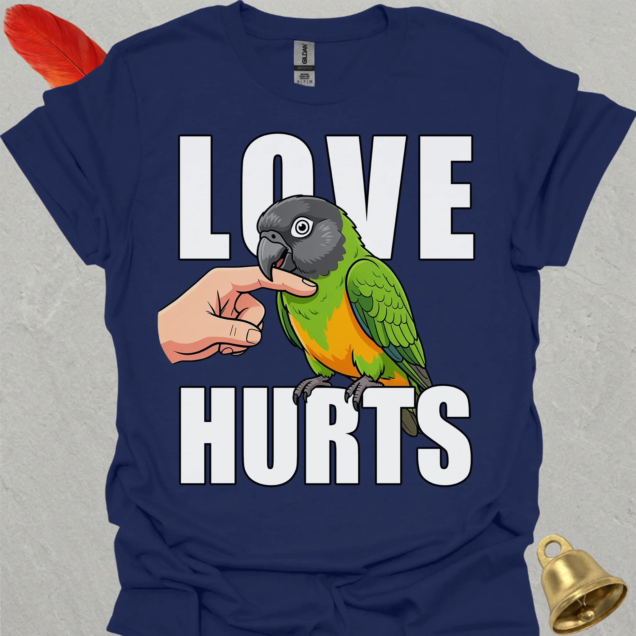 Senegal Parrot Love Hurts T-Shirt