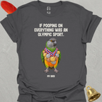 Senegal Parrot Olympic Pooper T-Shirt