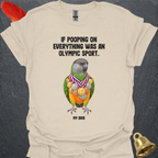 Senegal Parrot Olympic Pooper T-Shirt