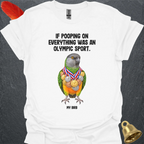 Senegal Parrot Olympic Pooper T-Shirt