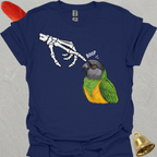 Senegal Parrot Skeleton Boop T-Shirt