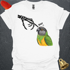 Senegal Parrot Skeleton Boop T-Shirt