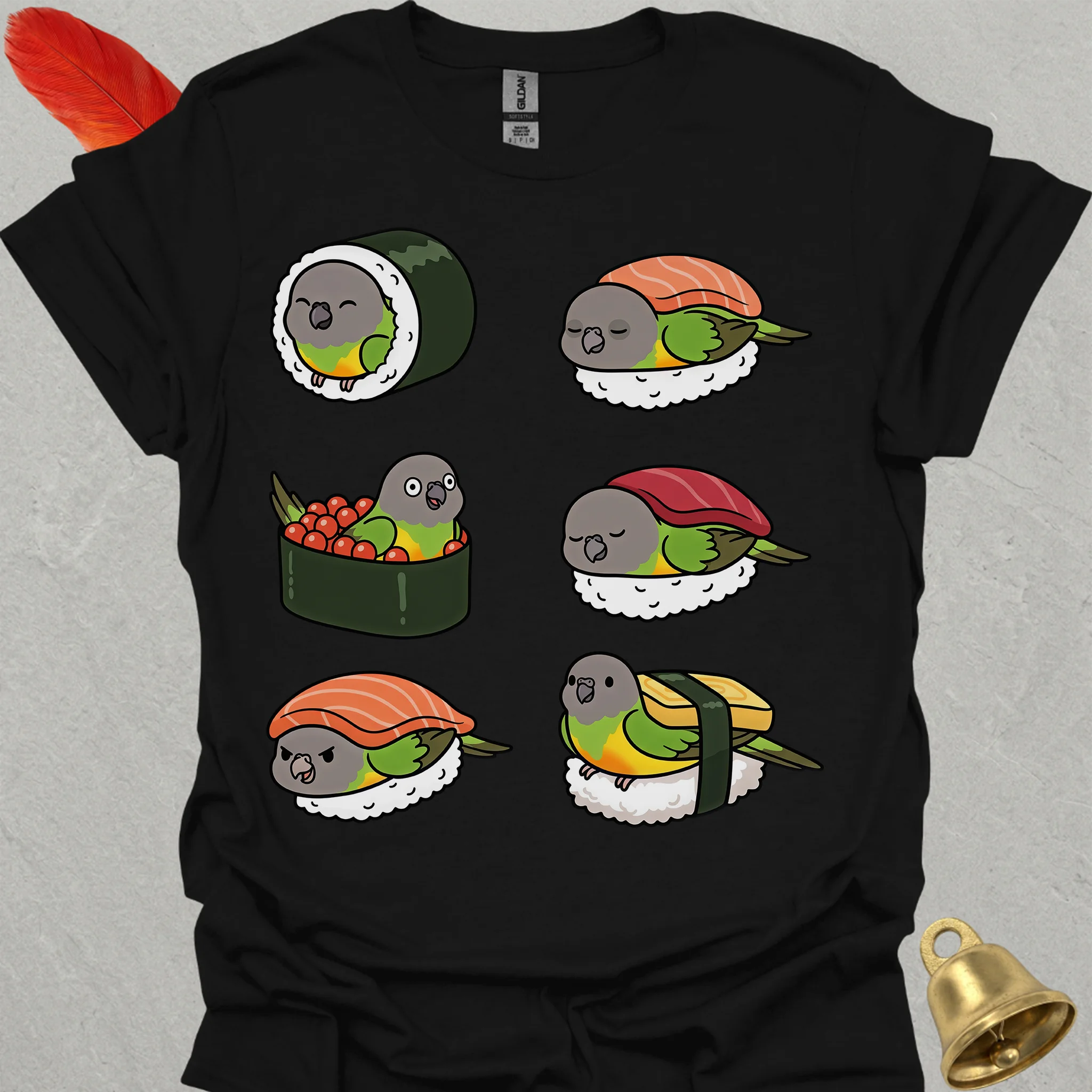 Senegal Parrot Sushi T-Shirt