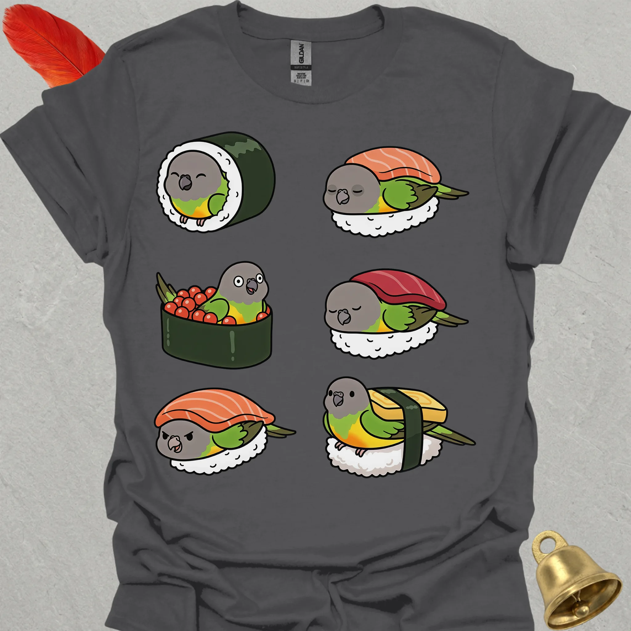 Senegal Parrot Sushi T-Shirt