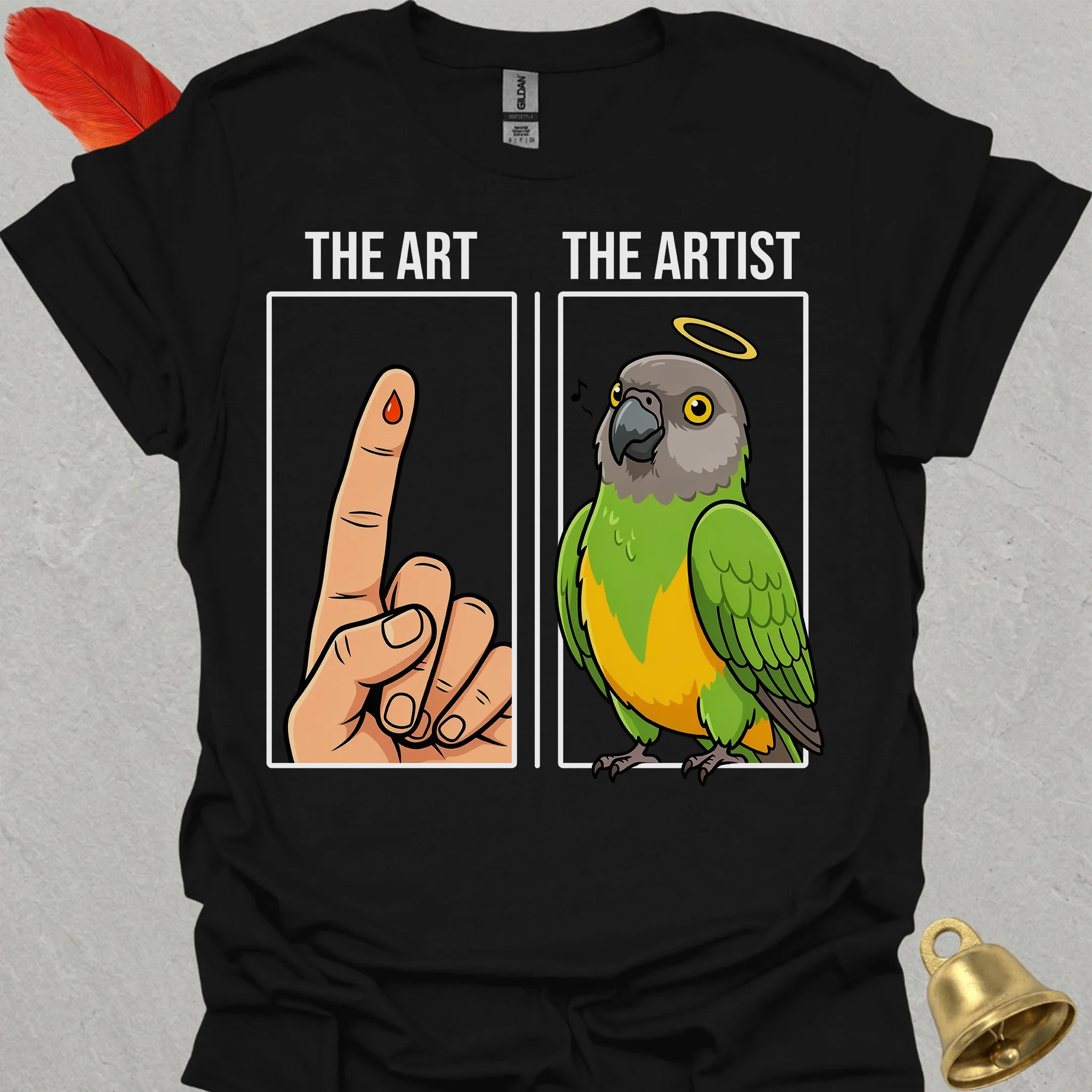 Senegal Parrot The Artist T-Shirt