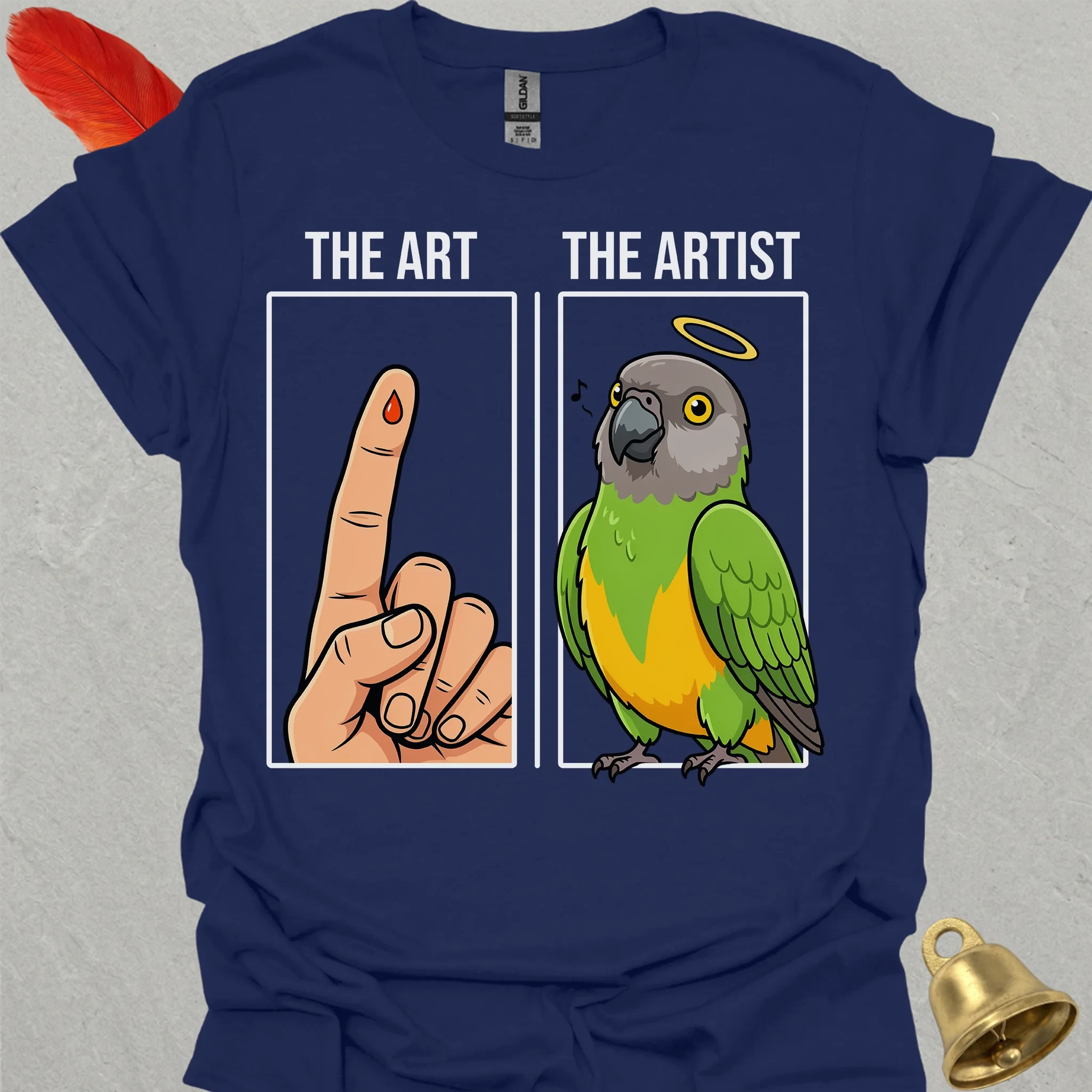 Senegal Parrot The Artist T-Shirt
