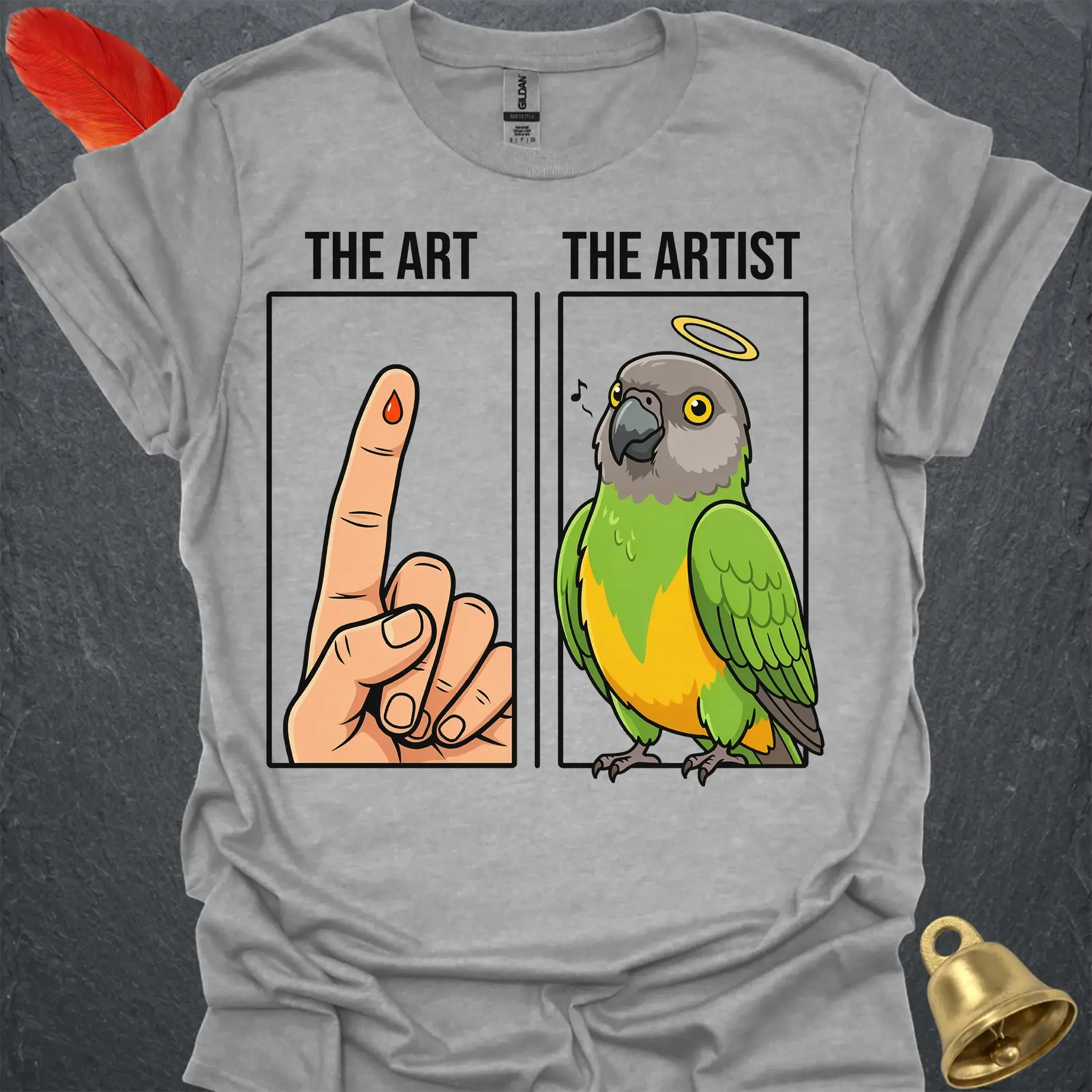 Senegal Parrot The Artist T-Shirt