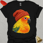 Sun Conure Beanie T-Shirt