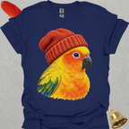 Sun Conure Beanie T-Shirt