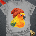 Sun Conure Beanie T-Shirt