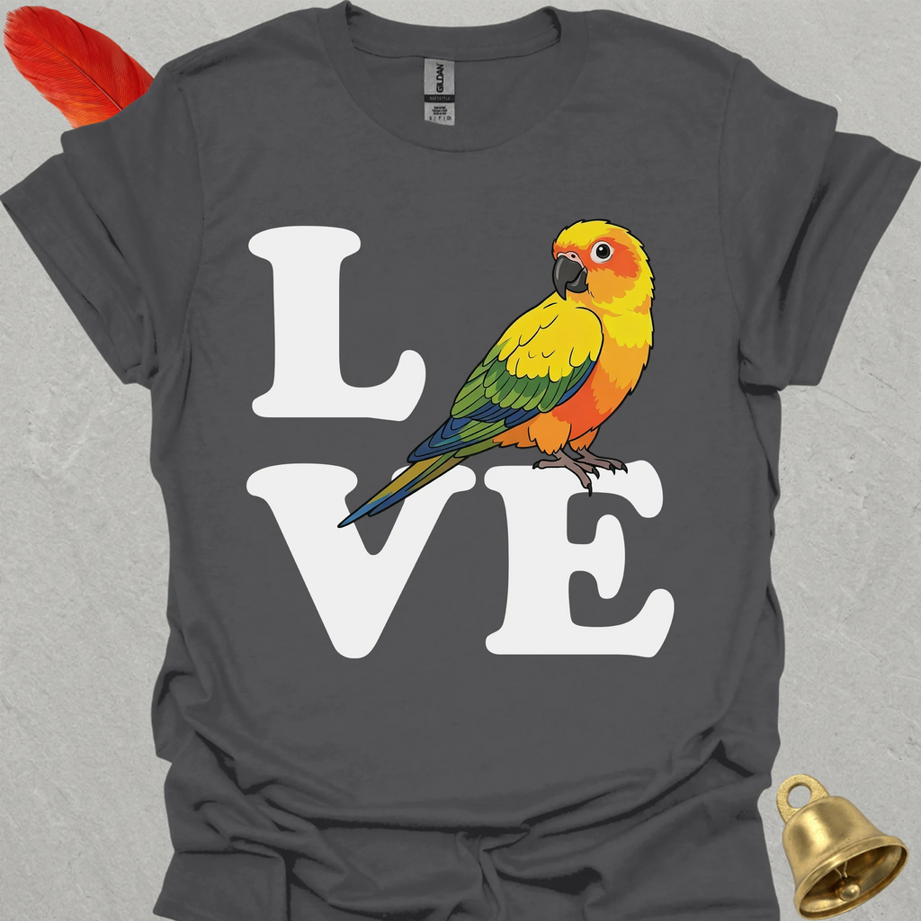 Sun Conure Bird Love T-Shirt
