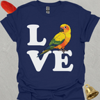 Sun Conure Bird Love T-Shirt