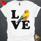 Sun Conure Bird Love T-Shirt