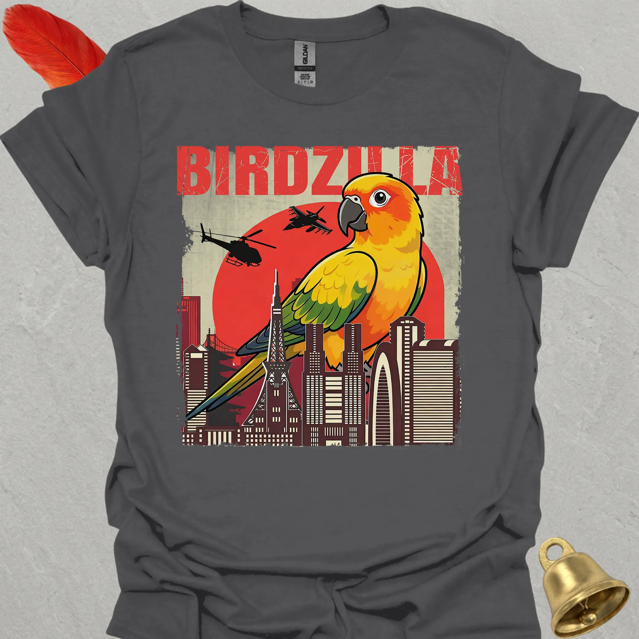 Sun Conure Birdzilla T-Shirt