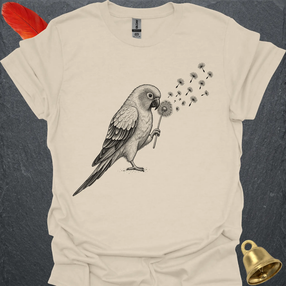 Sun Conure Blowing Wishes T-Shirt